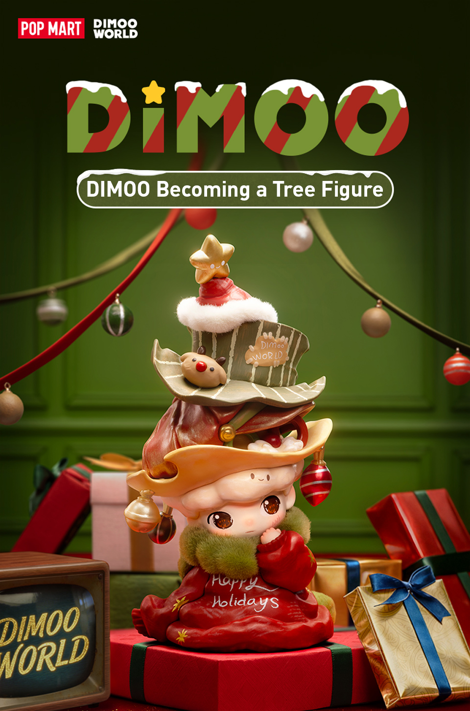 Đồ chơi mô hình nhân vật DIMOO Becoming a Tree Figure - POP MART