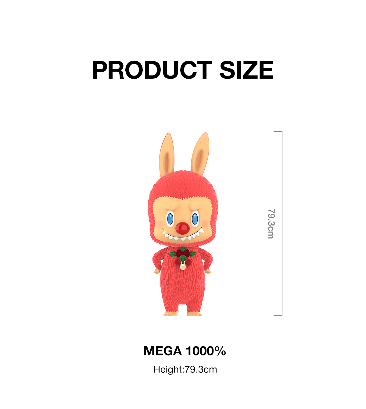 MEGA LABUBU TEC 1000% Winter Holiday - POP MART (Netherlands)