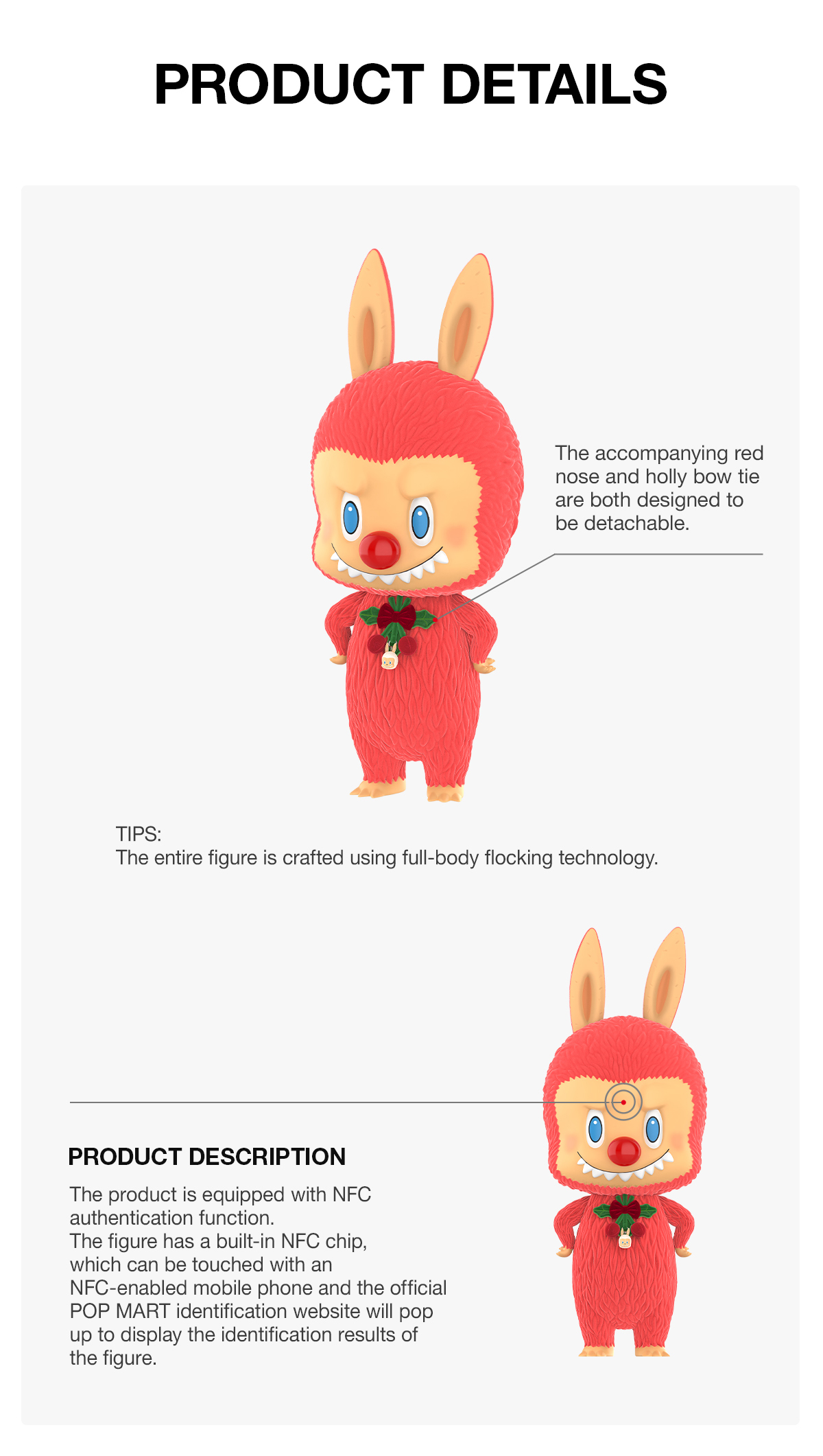 MEGA LABUBU TEC 1000% Winter Holiday - POP MART (Netherlands)