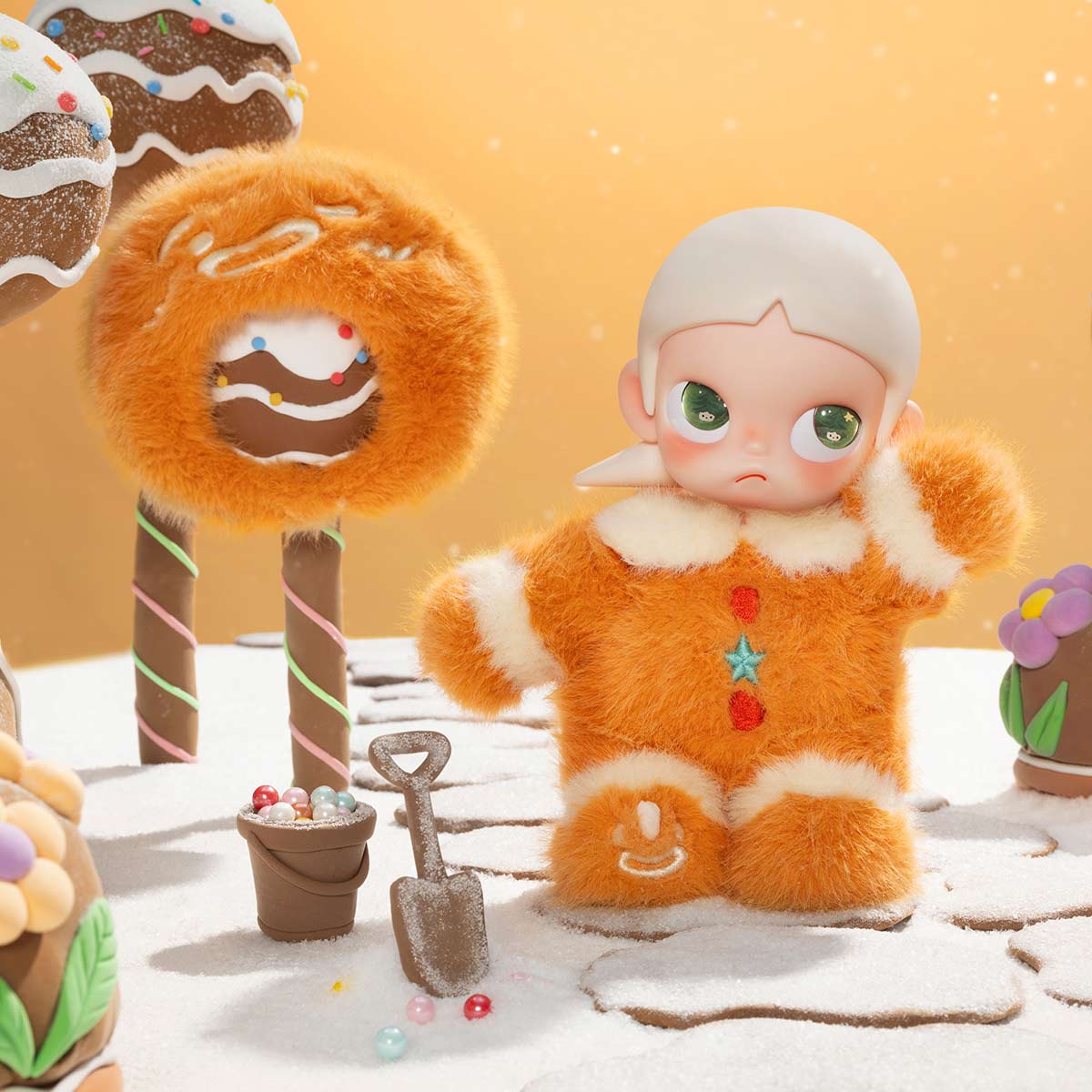 ぬいぐるみ Zsiga Gingerbread Man 1/8 Action Figure Zsiga Gingerbread Man 1/8 Action Figure - POP MART (Japan)