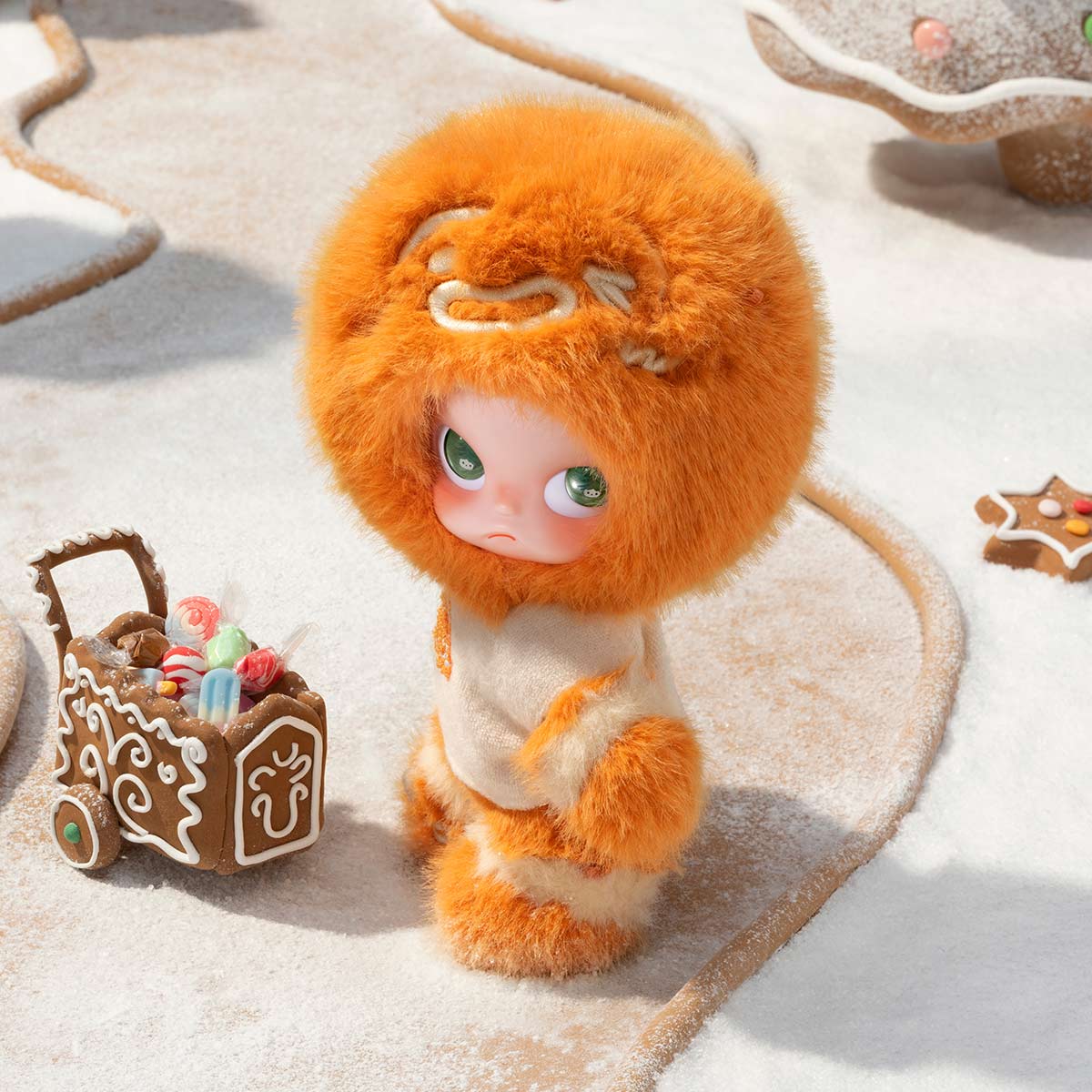 Zsiga Gingerbread Man 1/8 Action Figure - POP MART (Japan)