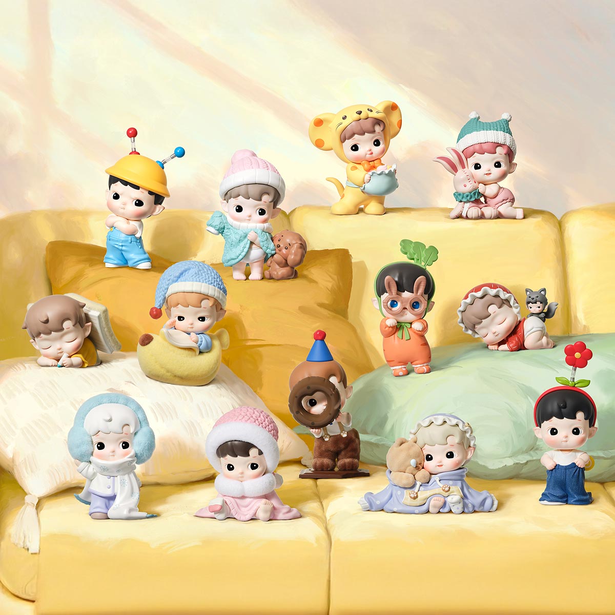 マースパー、バスキアの作品　popmart HACIPUPU Whispers of My World Series Figures - POP MART (Austria)