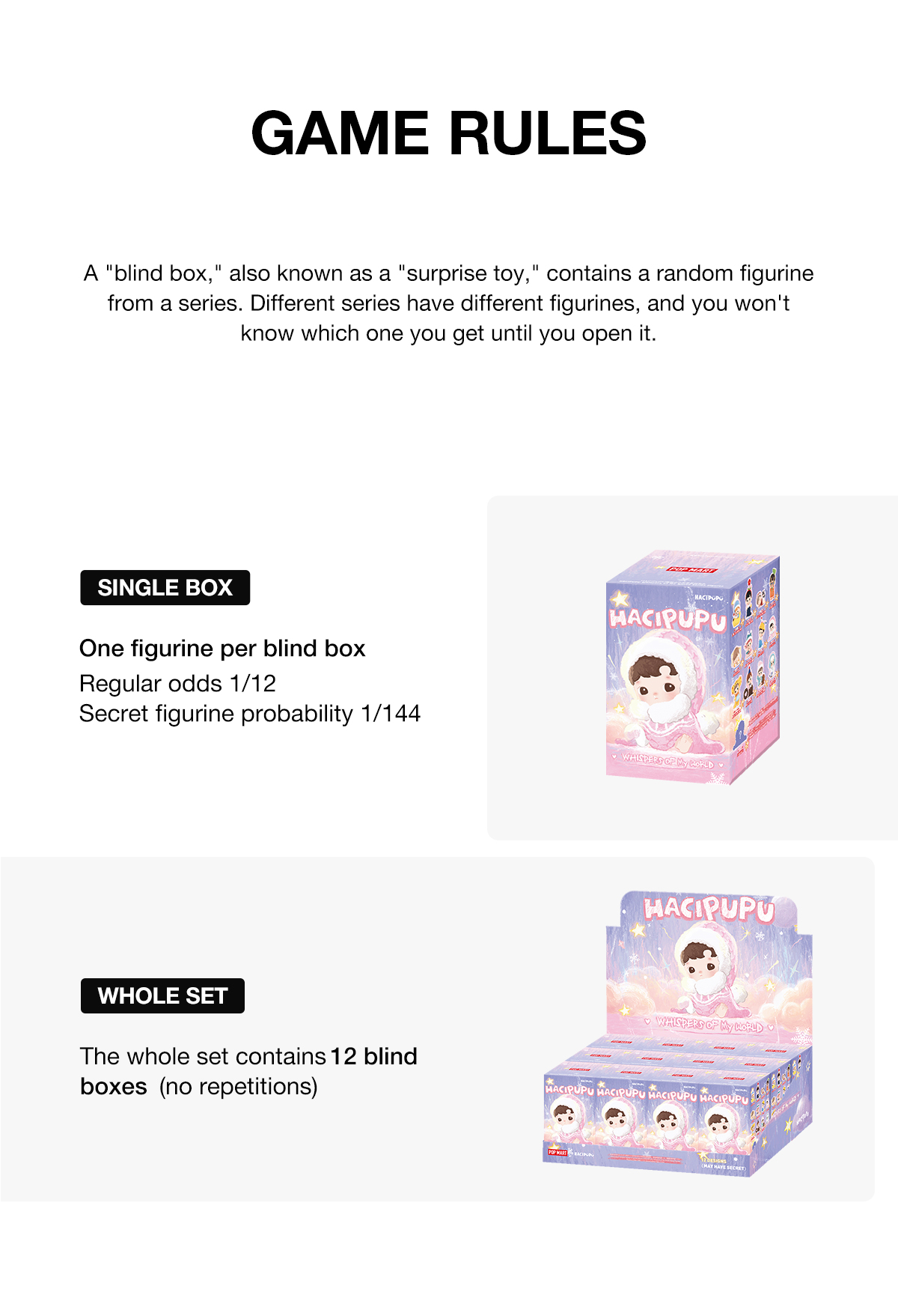 HACIPUPU Whispers of My World Series Figures - POP MART (Japan)