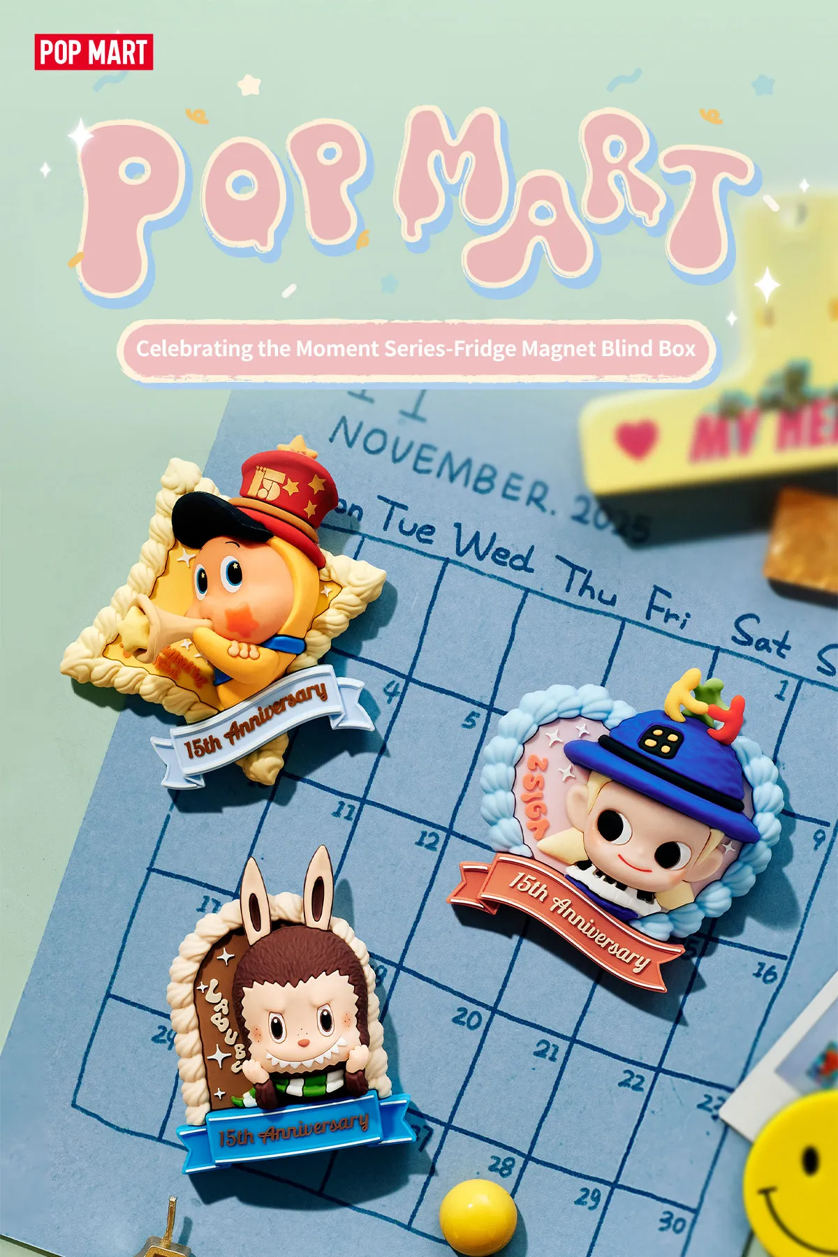 POP NOW:Celebrating the Momentシリーズ マグネット - POP MART (Japan)
