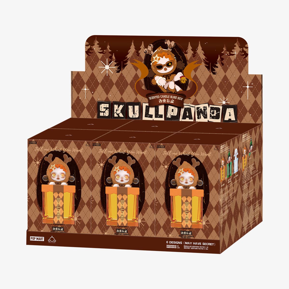 SKULLPANDA Tell Me What You Want Series-Scented Candle Blind Box