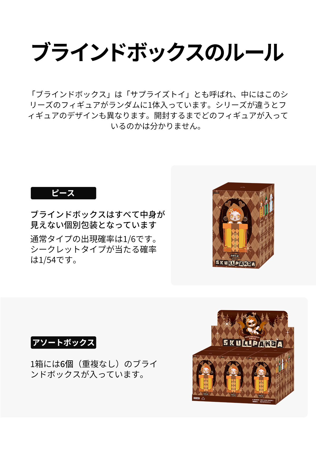 SKULLPANDA Tell Me What You Want Series-Scented Candle Blind Box