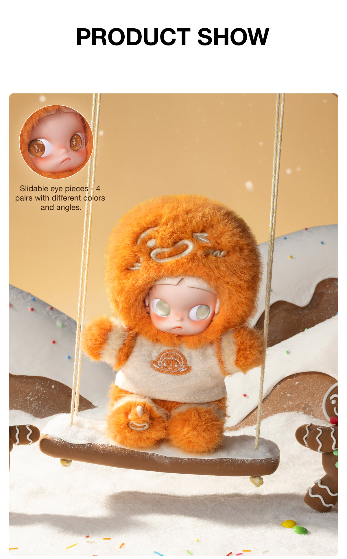Zsiga Gingerbread Man 1/8 Action Figure - POP MART (Luxembourg)