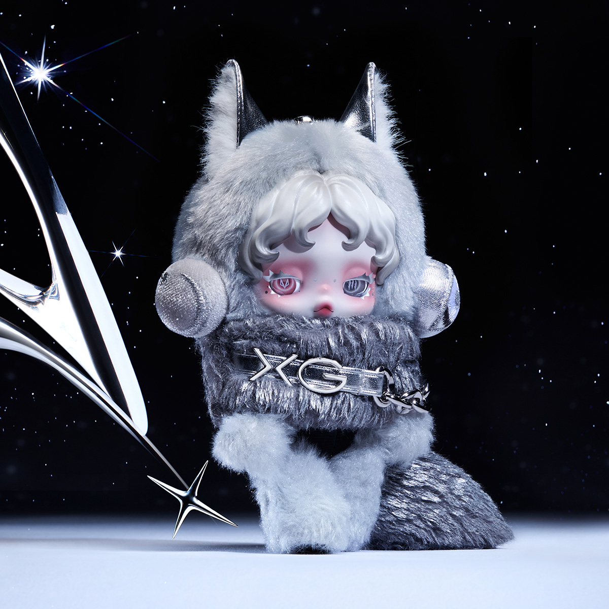 【即日発送】SKULLPANDA POP UP限定ぬいぐるみペンダント SKULLPANDA × XG ぬいぐるみペンダント（日本限定） - POP MART (Japan)