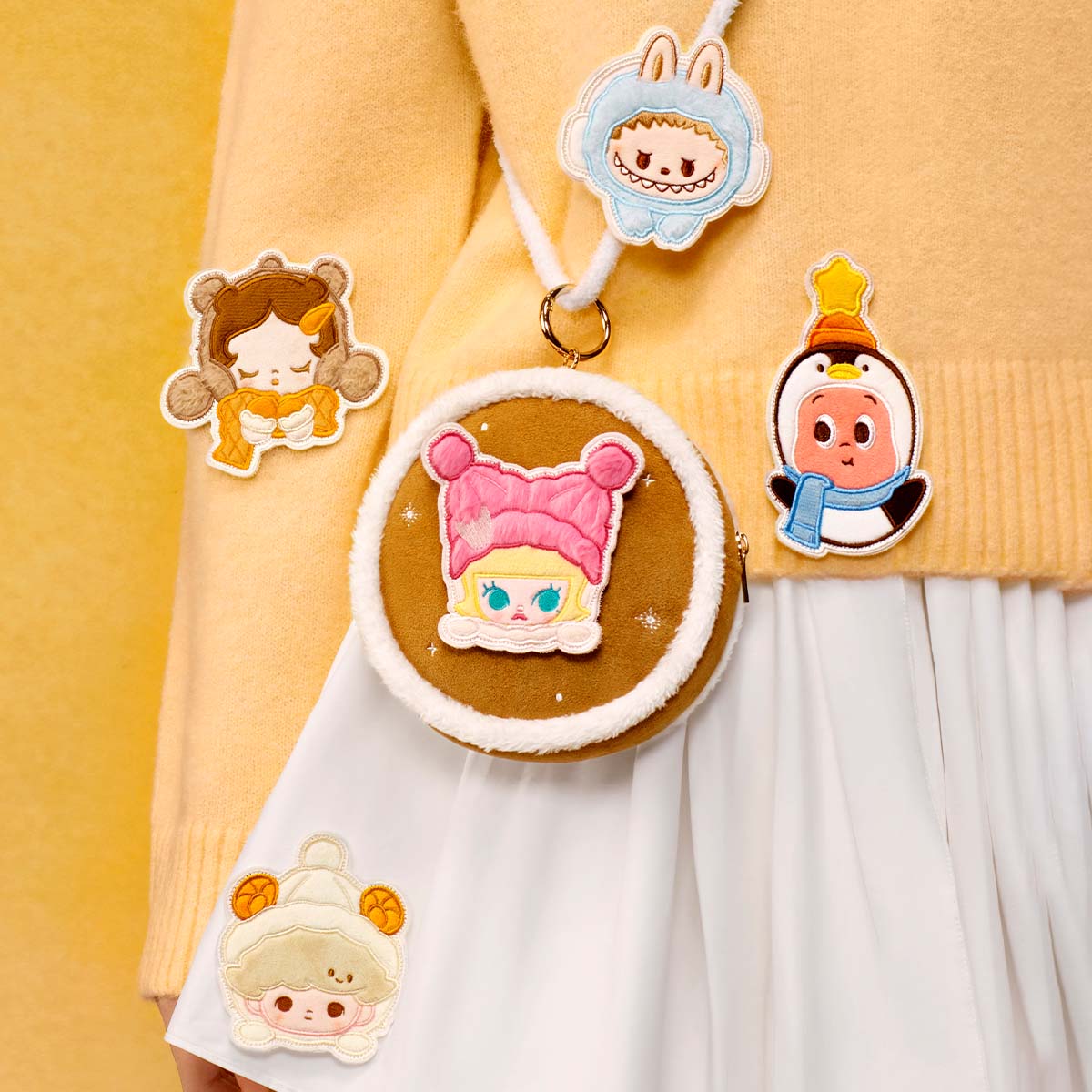 POP BEAN Fluffy & Cozy Series-Crossbody Bag - POP MART (Singapore)