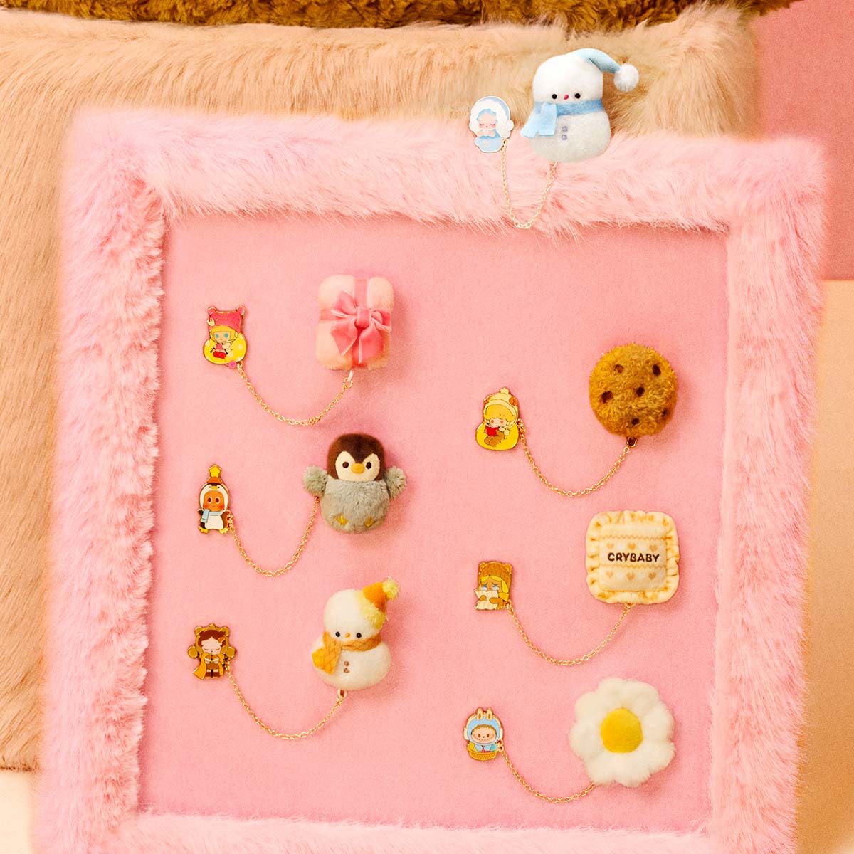 POP BEAN Fluffy & Cozy Series-Fridge Magnet Blind Box - POP MART