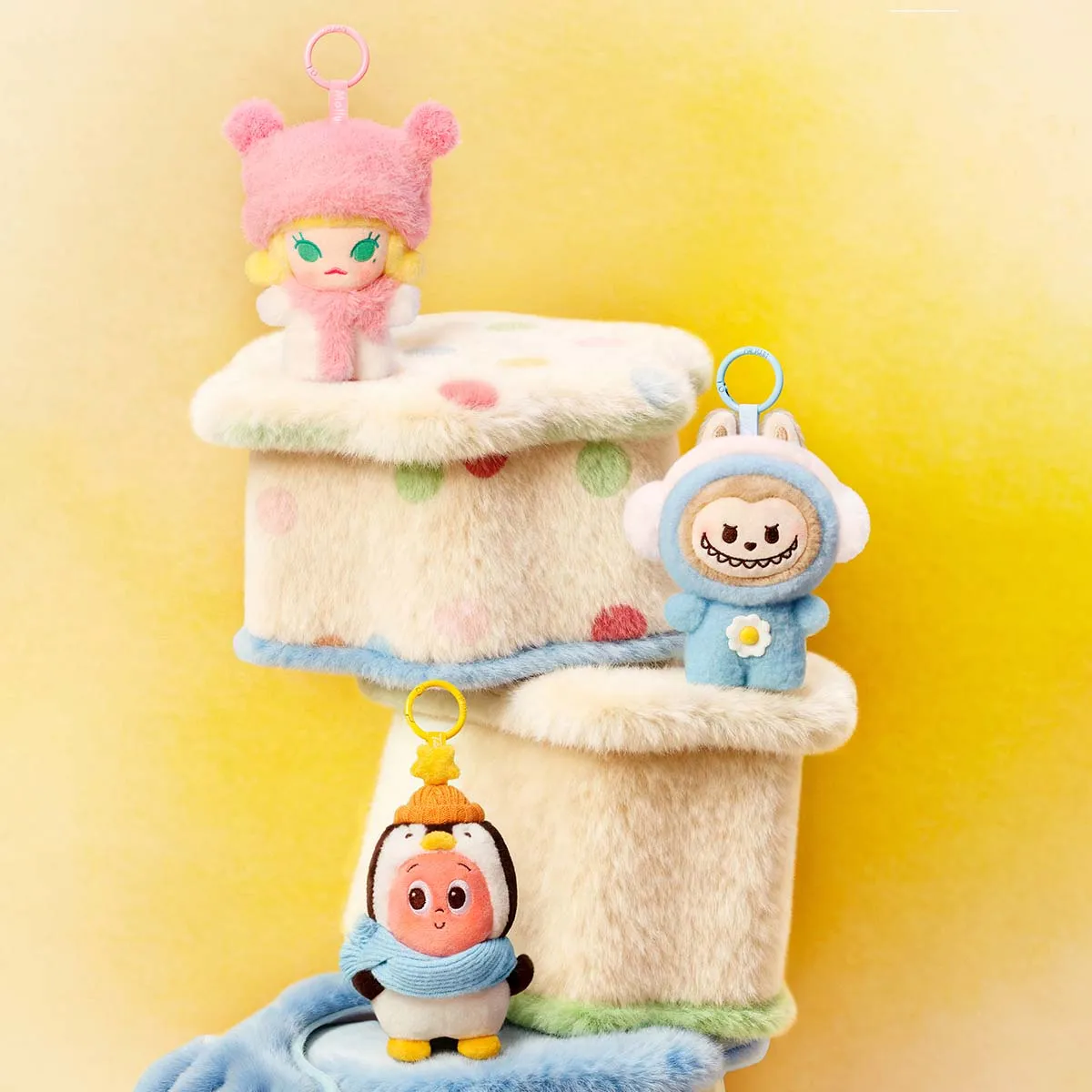 POP BEAN Fluffy & Cozy Series-Plush Pendant Blind Box - POP MART 