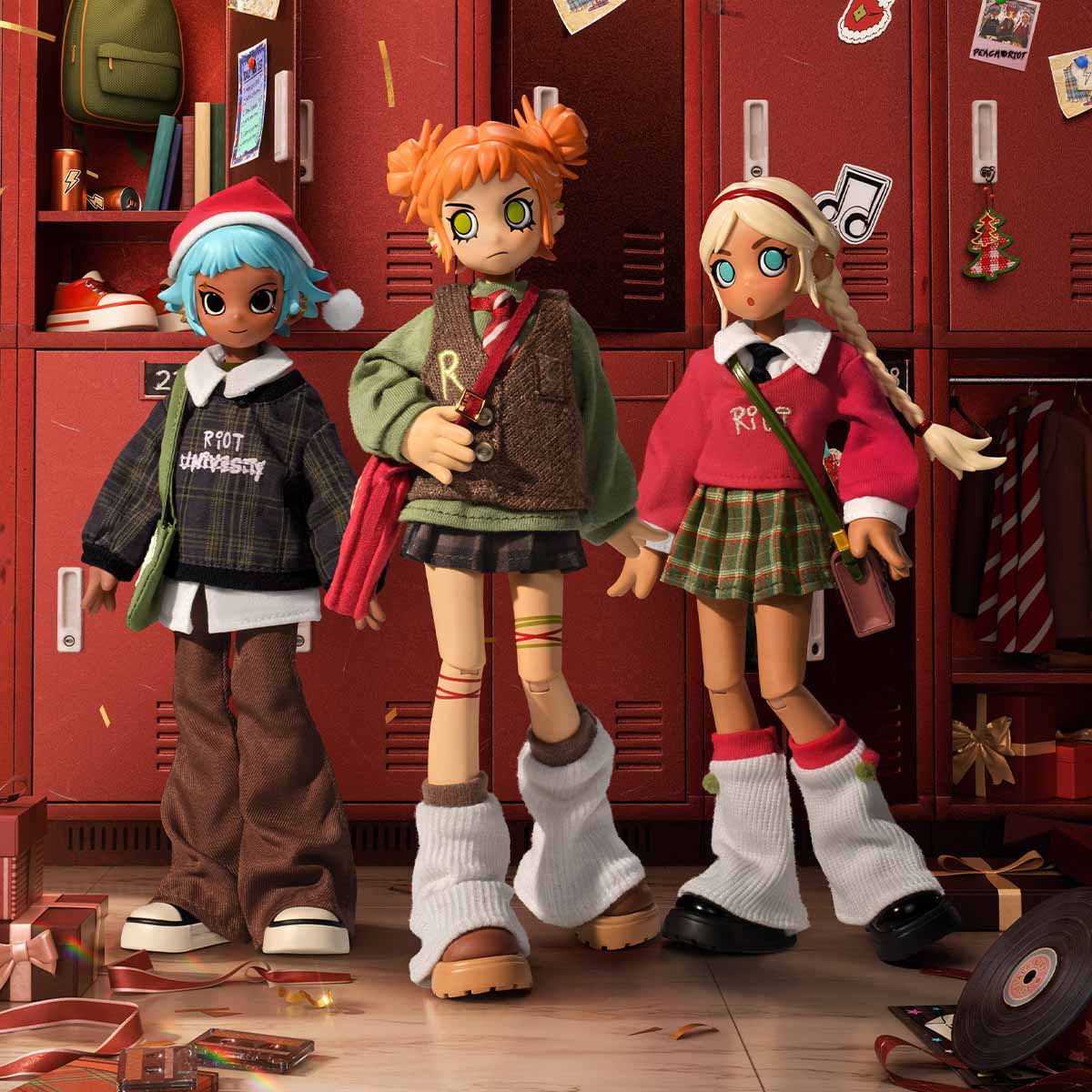 Peach Riot Winter Break OOTD シリーズ1/8アクションフィギュア - POP