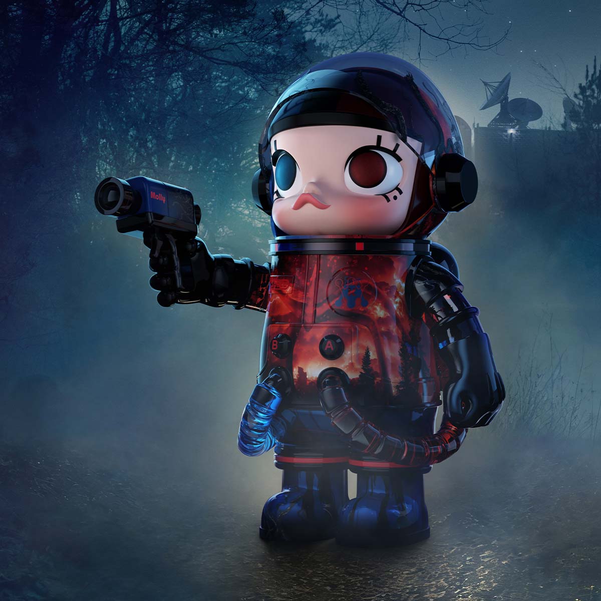 MEGA SPACE MOLLY 1000% Stranger Things - POP MART (Japan)