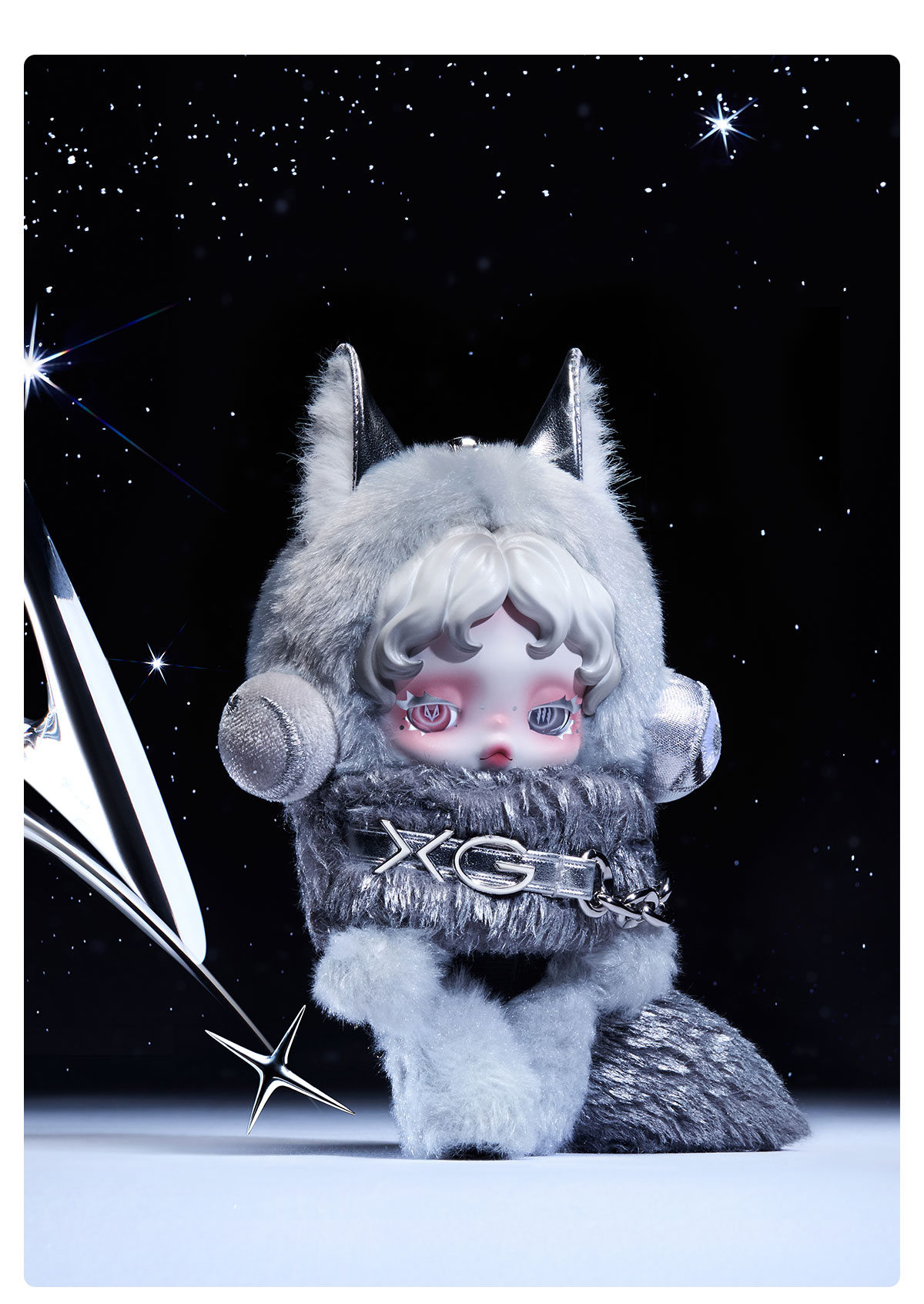 SKULLPANDA ぬいぐるみ本体 5体セット SKULLPANDA × XG ぬいぐるみペンダント（日本限定） - POP MART (Japan)