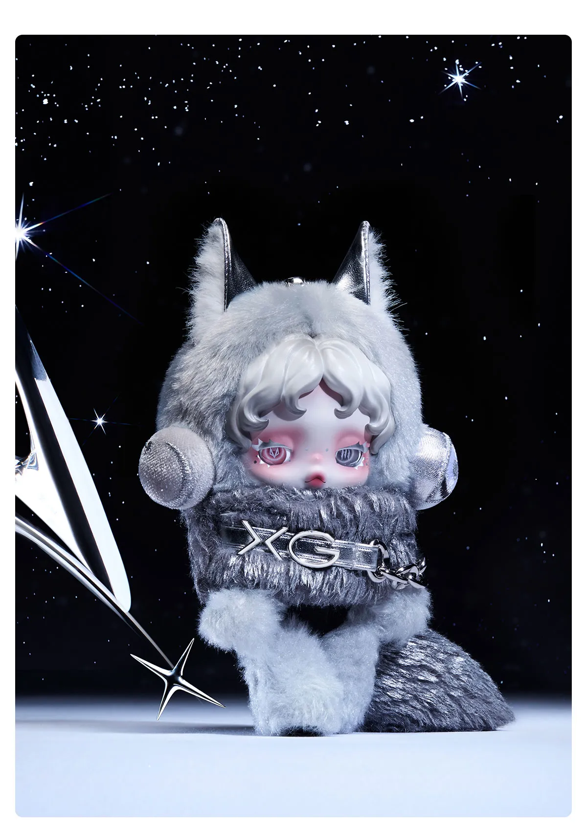 SKULLPANDA × XG ぬいぐるみペンダント（日本限定） - POP MART (Japan)