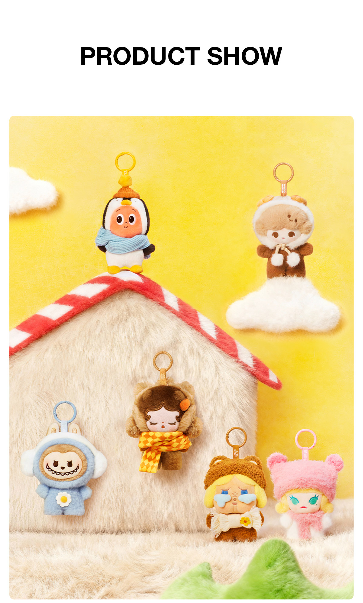 POP BEAN Fluffy & Cozy Series-Plush Pendant Blind Box - POP MART