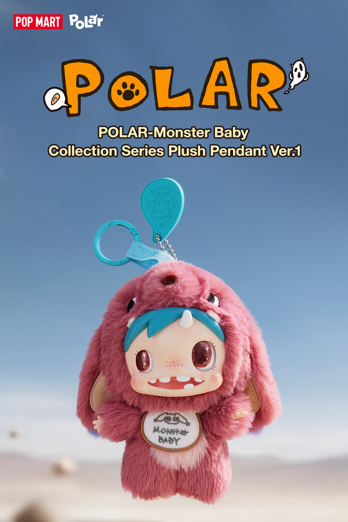 POLAR-Monster Baby Collection Series Plush Pendant Ver.1 - POP