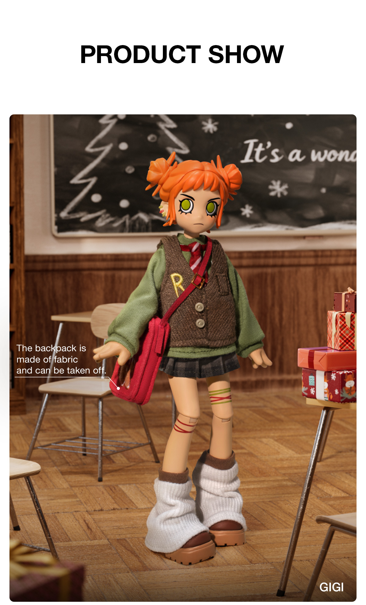 POP NOW:Peach Riot Winter Break OOTD Series 1/8 Action Figure