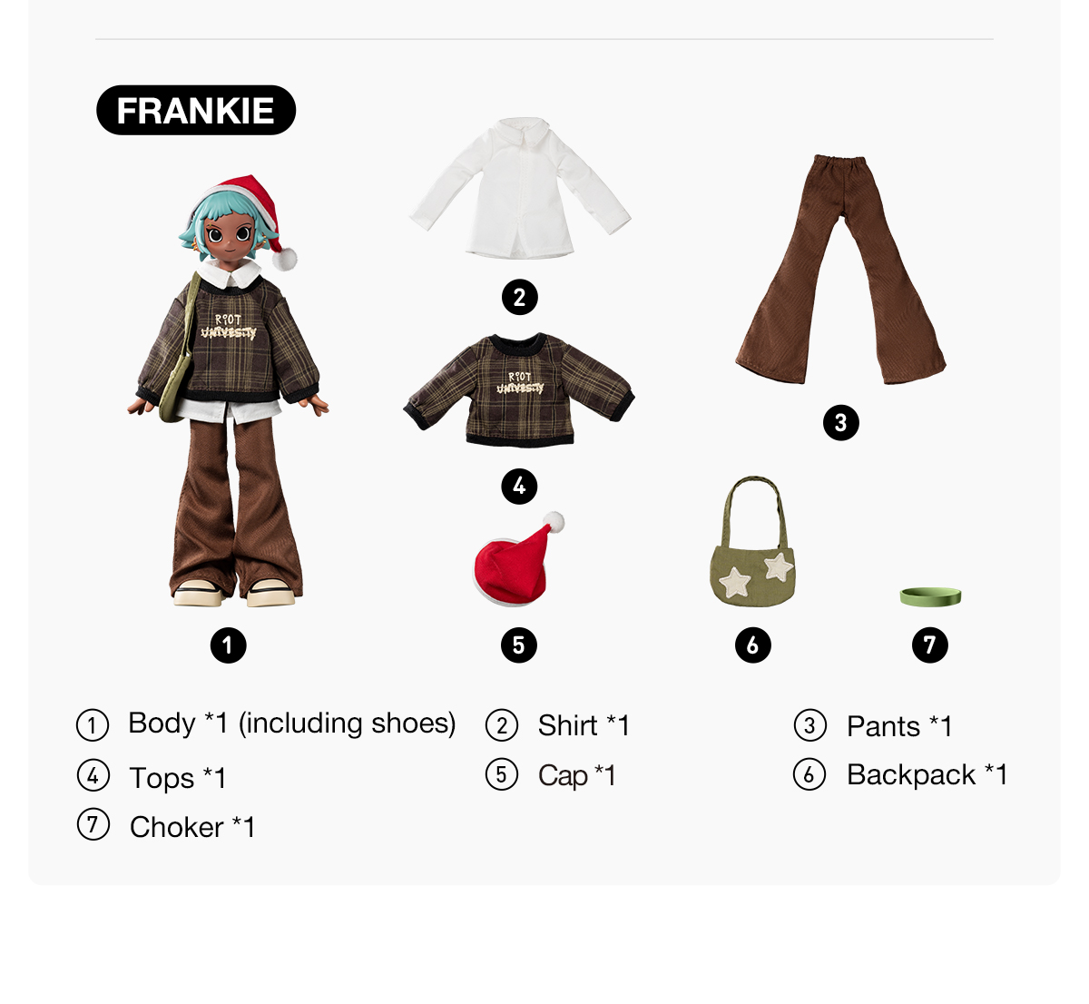 その他 Peach Riot Winter Break OOTD 1/8 POPPY Peach Riot Winter Break OOTD Series 1/8 Action Figure - POP MART