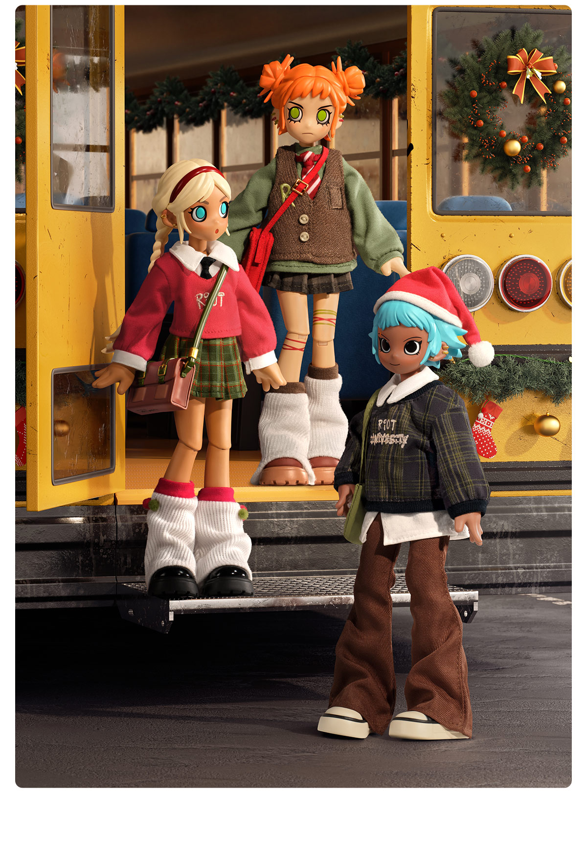 Peach Riot Winter Break OOTD Series 1/8 Action Figure - POP MART Peach Riot Winter Break OOTD Series 1/8 Action Figure - POP MART