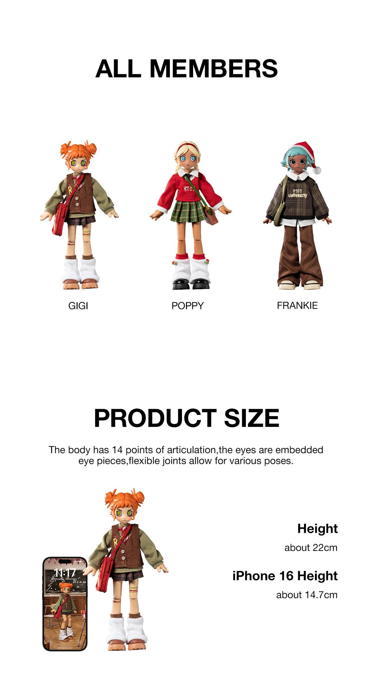 Peach Riot Winter Break OOTD Series 1/8 Action Figure - POP MART