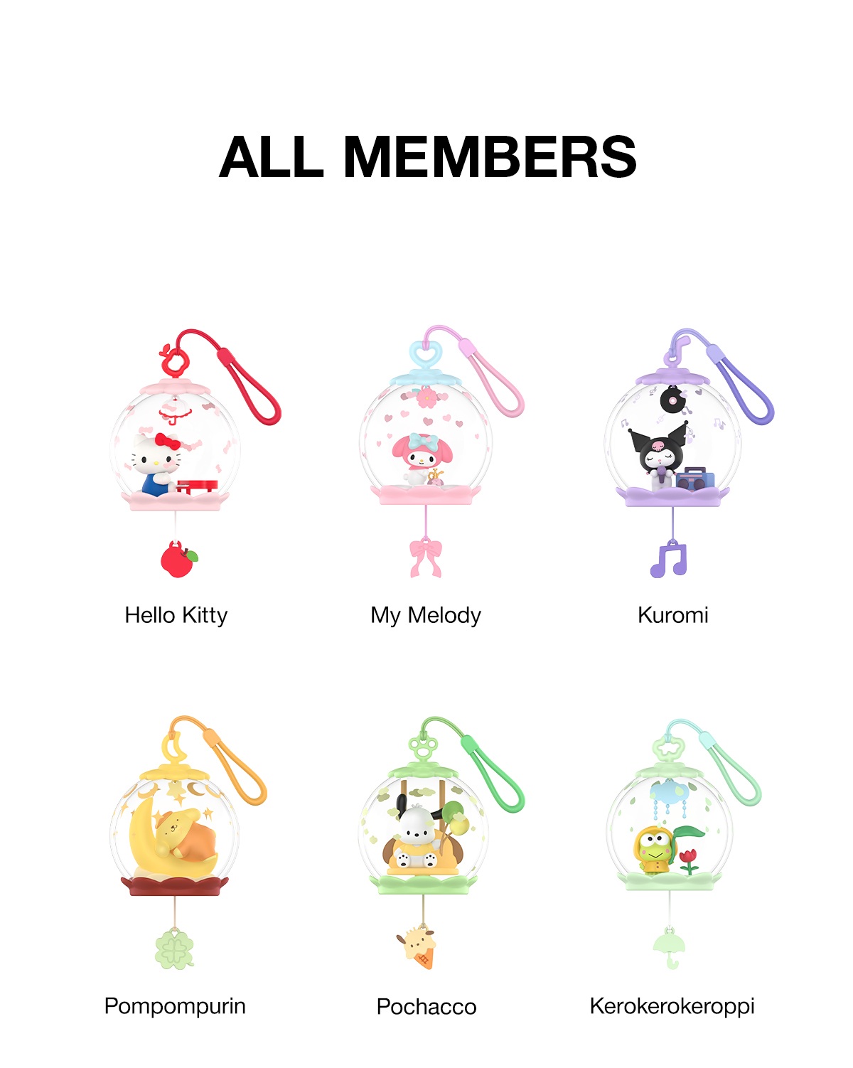 Sanrio characters Sweet Dream Bubble House Series Scene Sets - POP