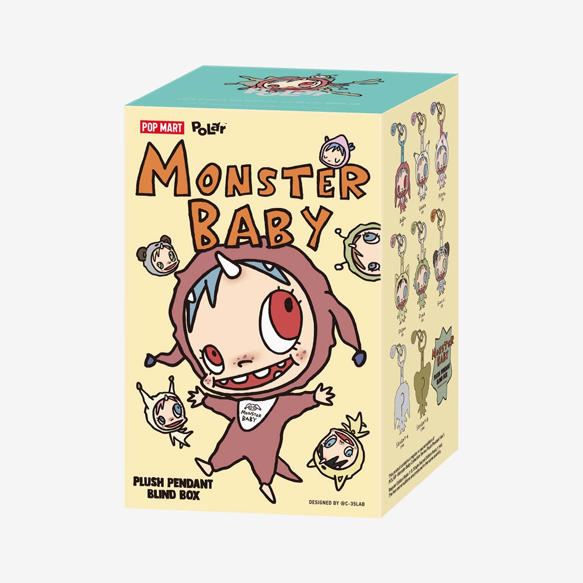 POLAR Monster Baby CollectionシリーズぬいぐるみペンダントVer.1