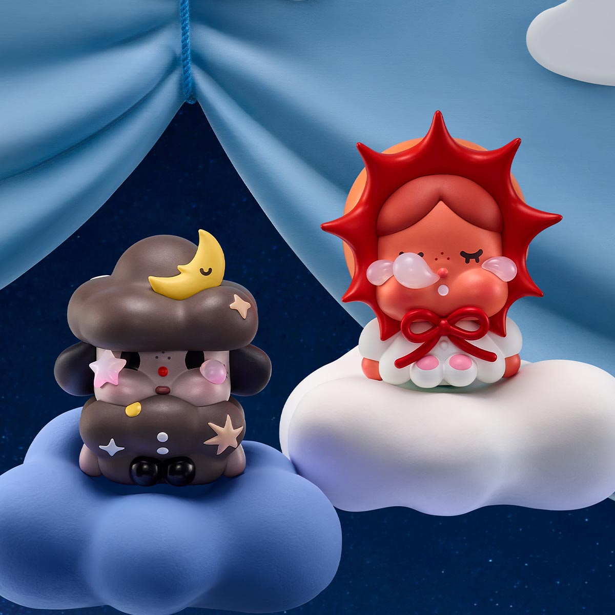CRYBABY CRYING TO THE MOON-SITTING SERIES FIGURES - POP MART (Finland)