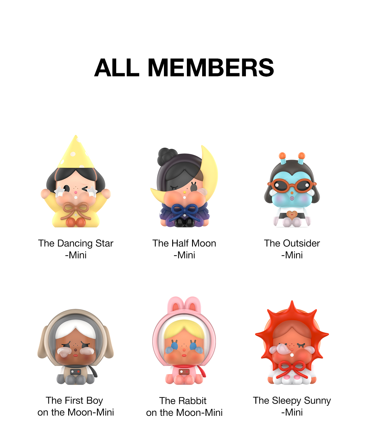 CRYBABY CRYING TO THE MOON-SITTING SERIES FIGURES - POP MART