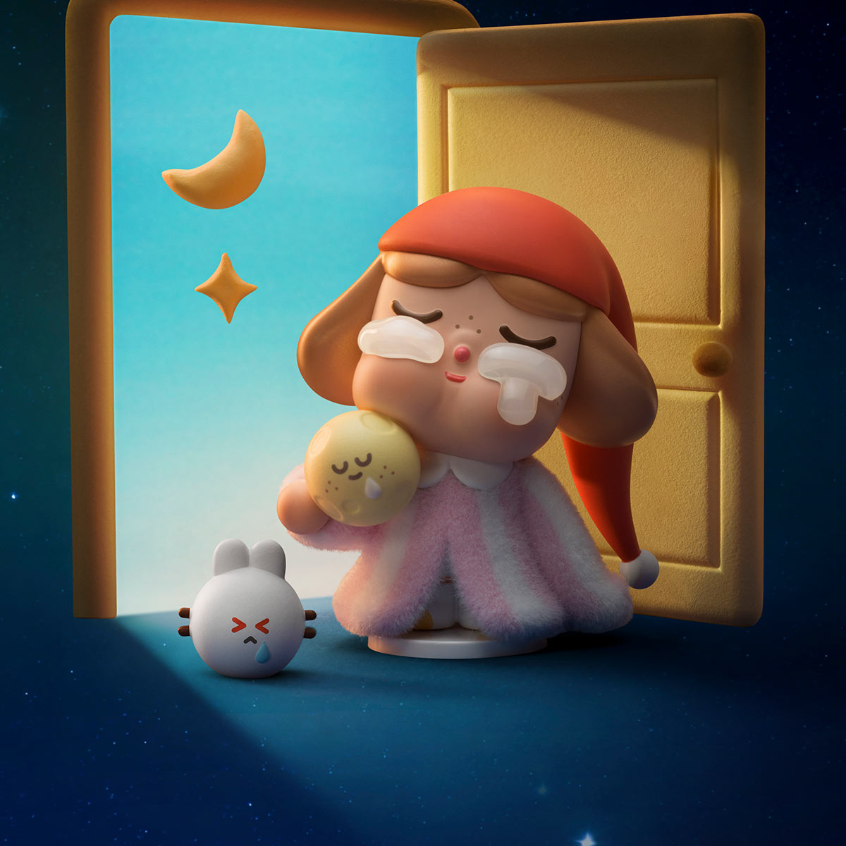 CRYBABY CRYING TO THE MOON SERIES FIGURES - POP MART (Japan)