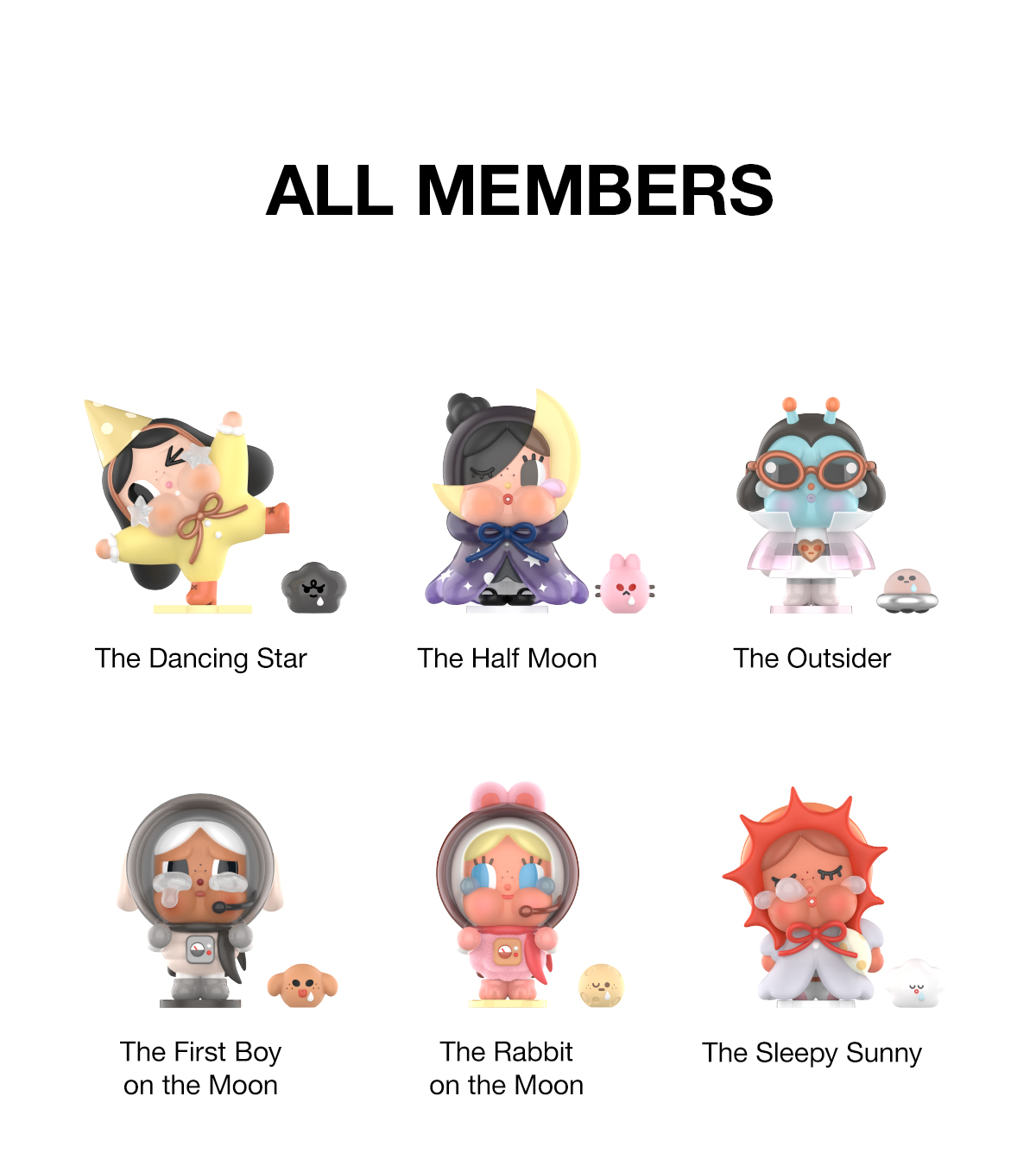 CRYBABY CRYING TO THE MOON SERIES FIGURES - POP MART (Hungary)