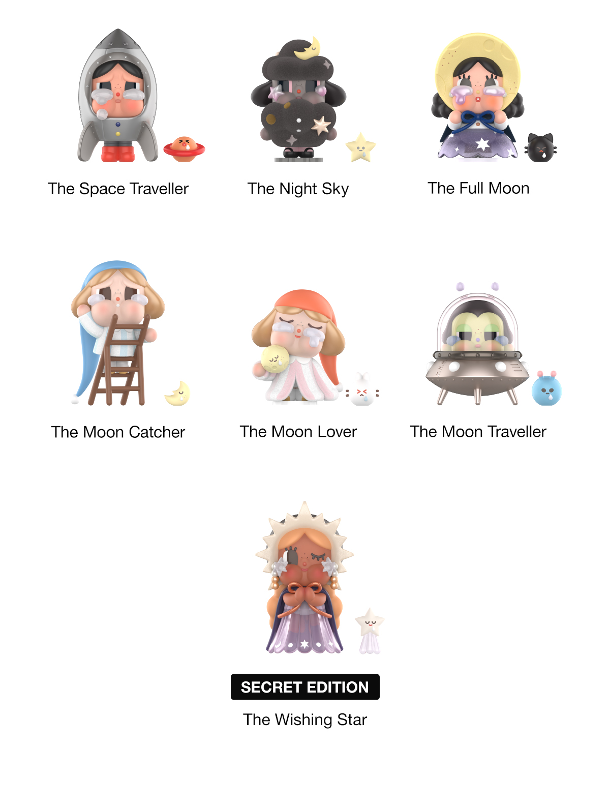 CRYBABY CRYING TO THE MOON SERIES FIGURES - POP MART (Singapore)