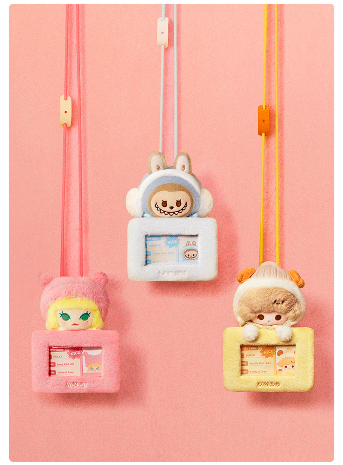 POP BEAN Fluffy & Cozy シリーズカード ホルダー POP BEAN Fluffy & Cozy シリーズカードホルダー - POP MART (New Zealand)