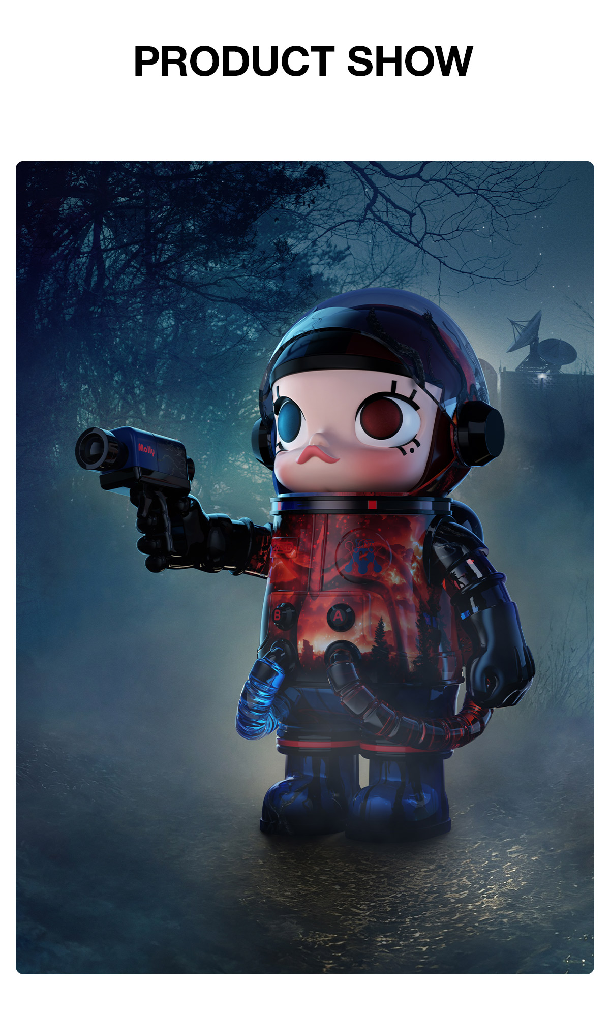 MEGA SPACE MOLLY 400% Stranger Things - POP MART (Portugal)