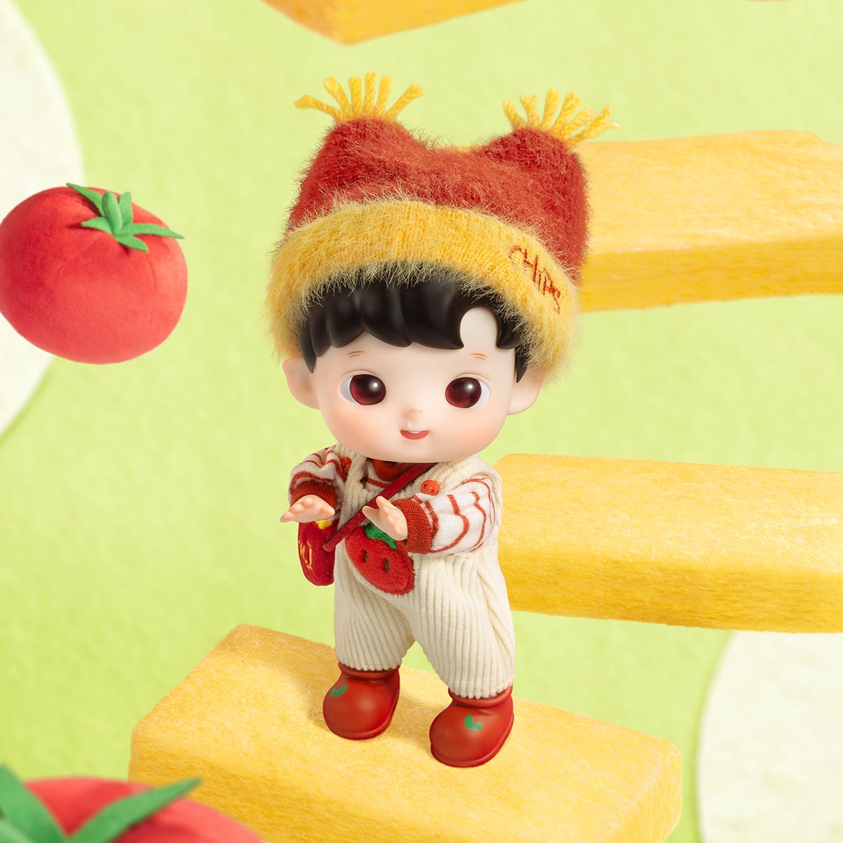 ハチププ　HACIPUPU アクションフィギュア　Little Foodie ② HACIPUPU Little Foodie シリーズ1/12 アクションフィギュア - POP