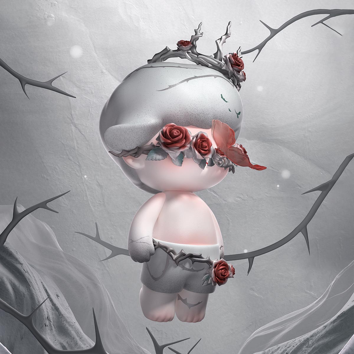 MEGA JUST DIMOO 400% Thorns - POP MART (Greece)