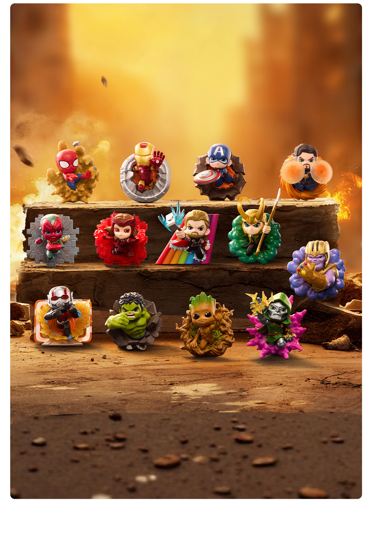 POPMART マーベル アクロス ザ インフィニット Marvel Across the Infinite Series Figures - POP MART (Japan)