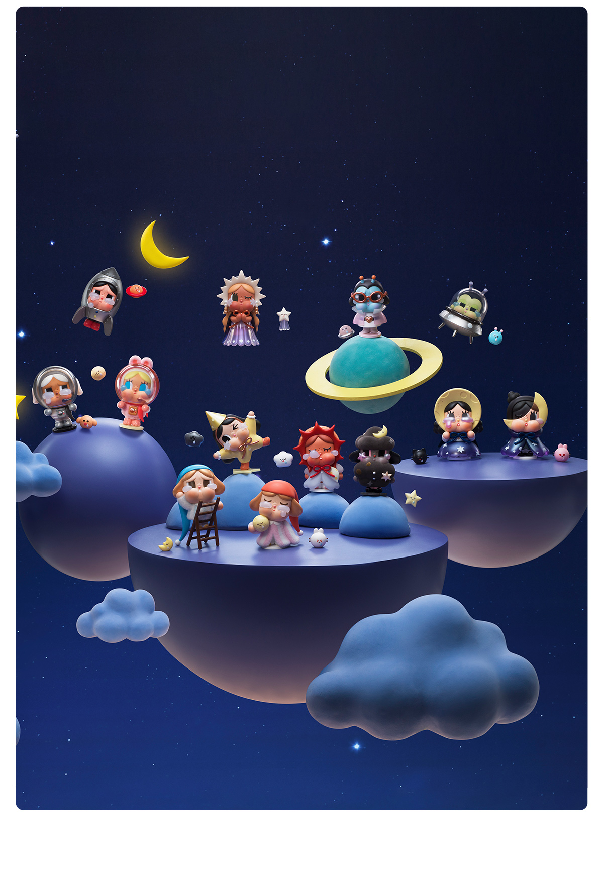 CRYBABY CRYING TO THE MOON シリーズ - POP MART (France)