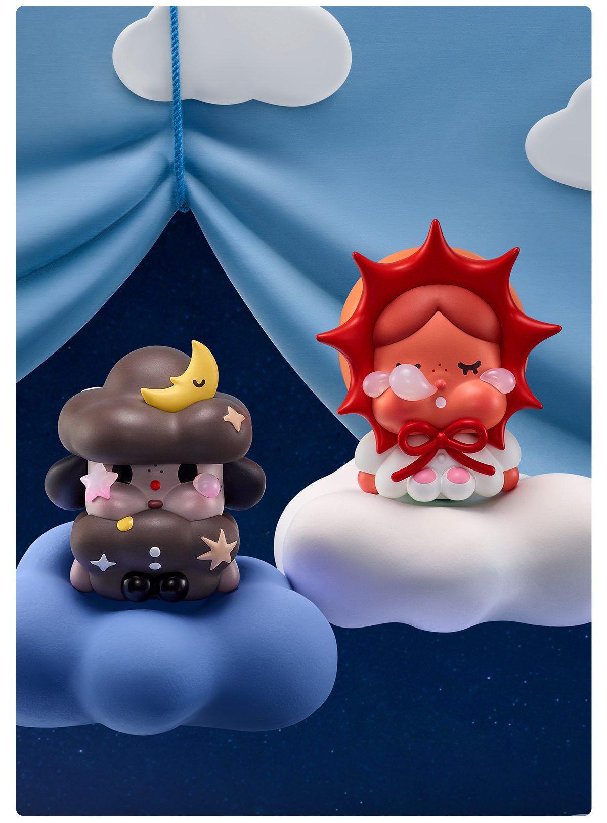 CRYBABY CRYING TO THE MOON SITTINGシリーズ - POP MART (Japan)