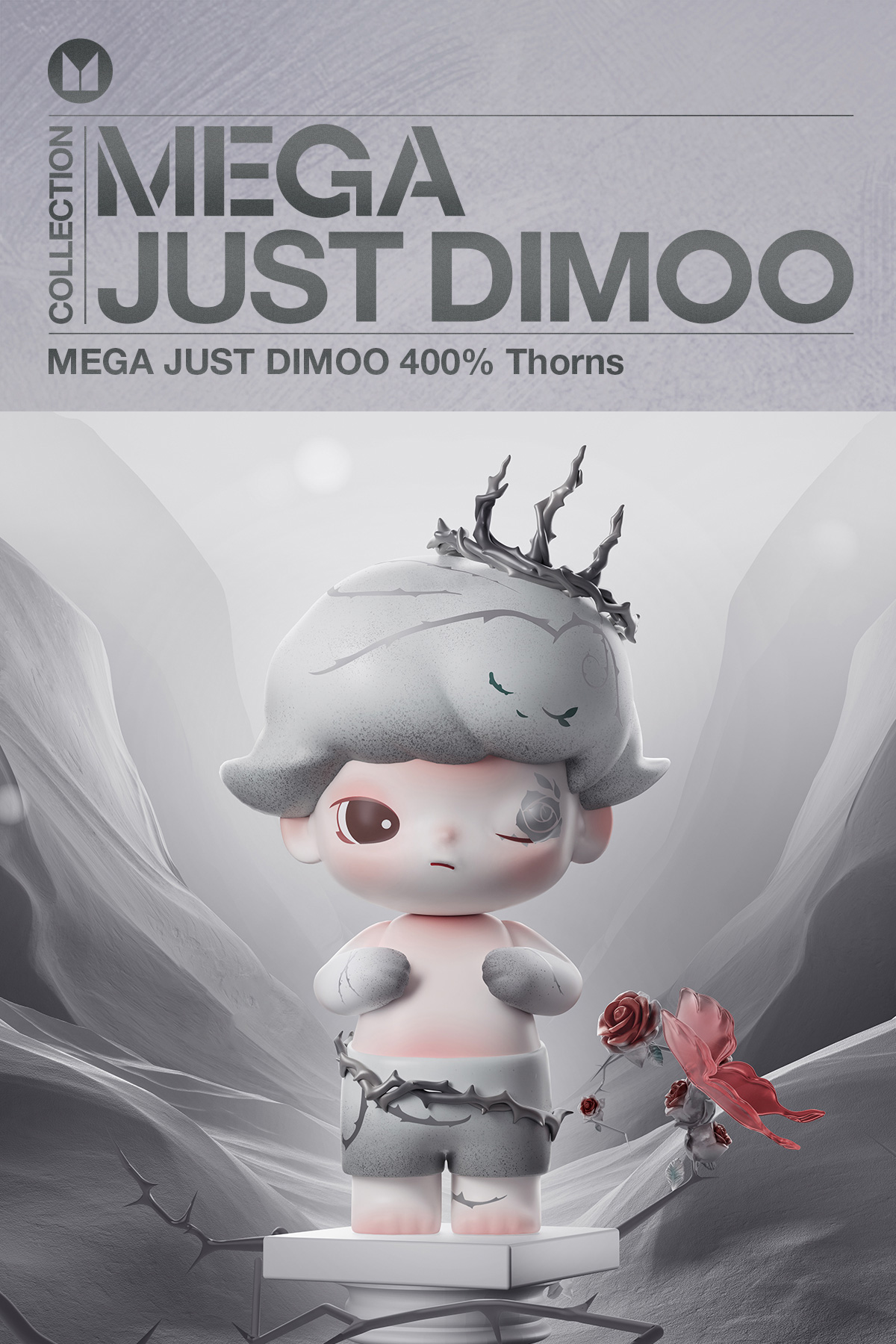 MEGA JUST DIMOO 400% Thorns - POP MART (Switzerland)
