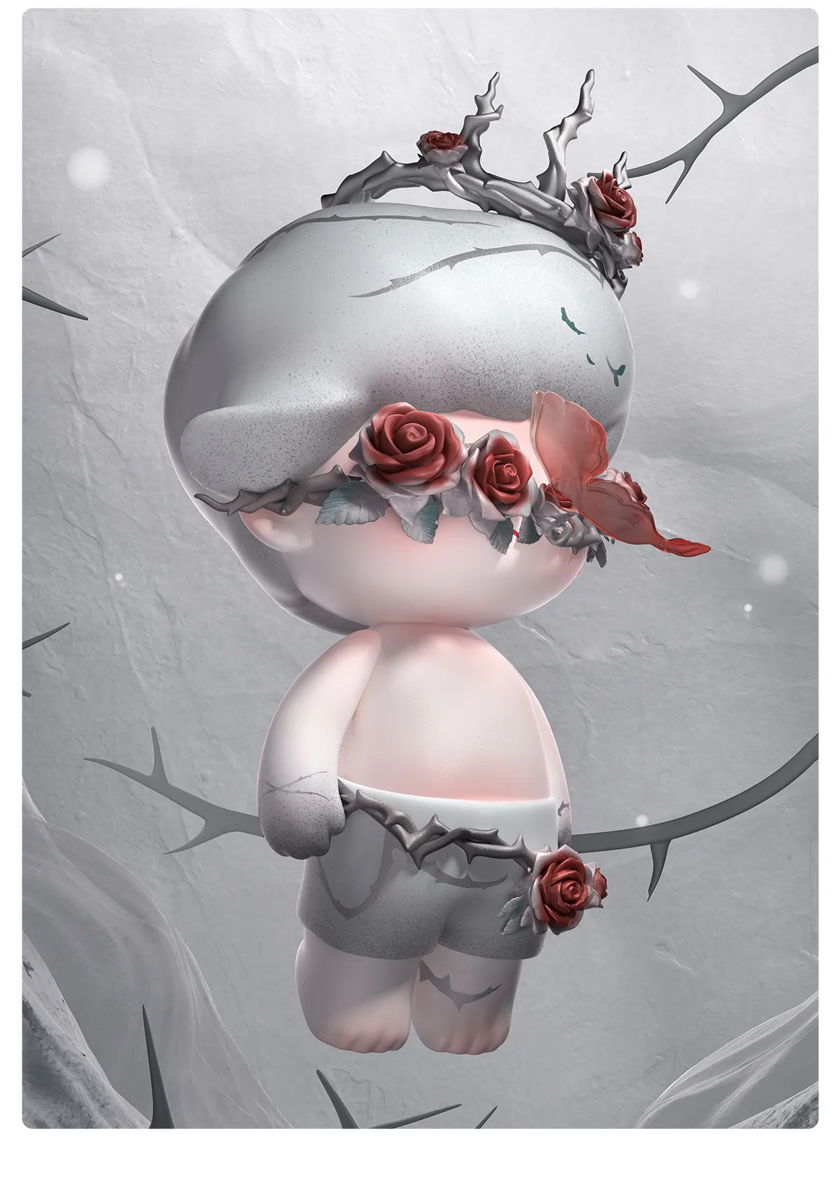 Dimoo Cat Mega MEGA JUST DIMOO 400% Thorns - POP MART (South Korea)