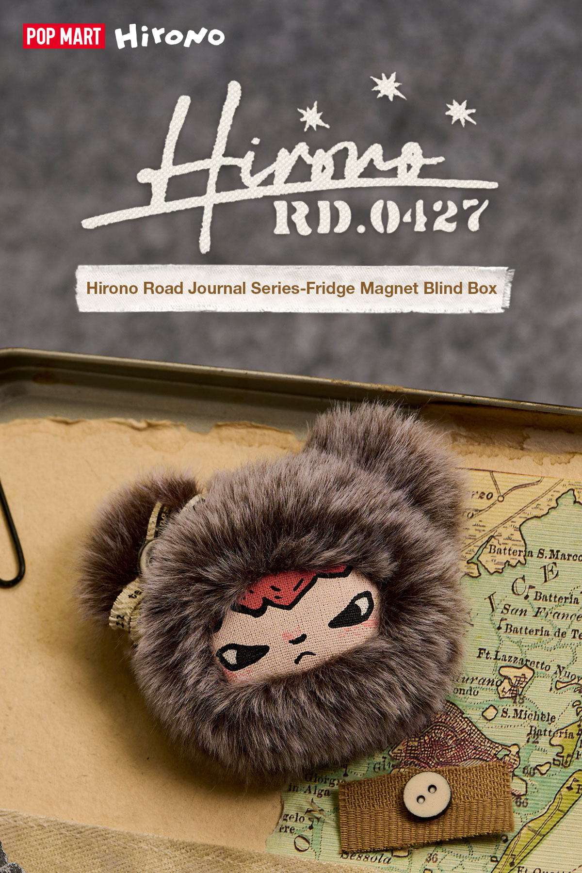 〖正規品〗Hirono Road Journal ぬいキー アソートBOX Hirono Road Journal Series-Fridge Magnet Blind Box - POP MART