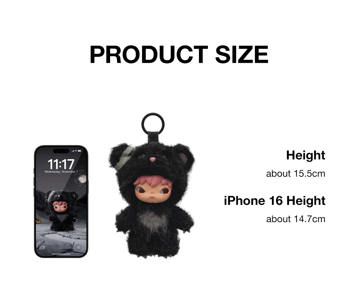 Hirono Road Journal Series-Plush Doll Pendant Blind Box - POP MART 