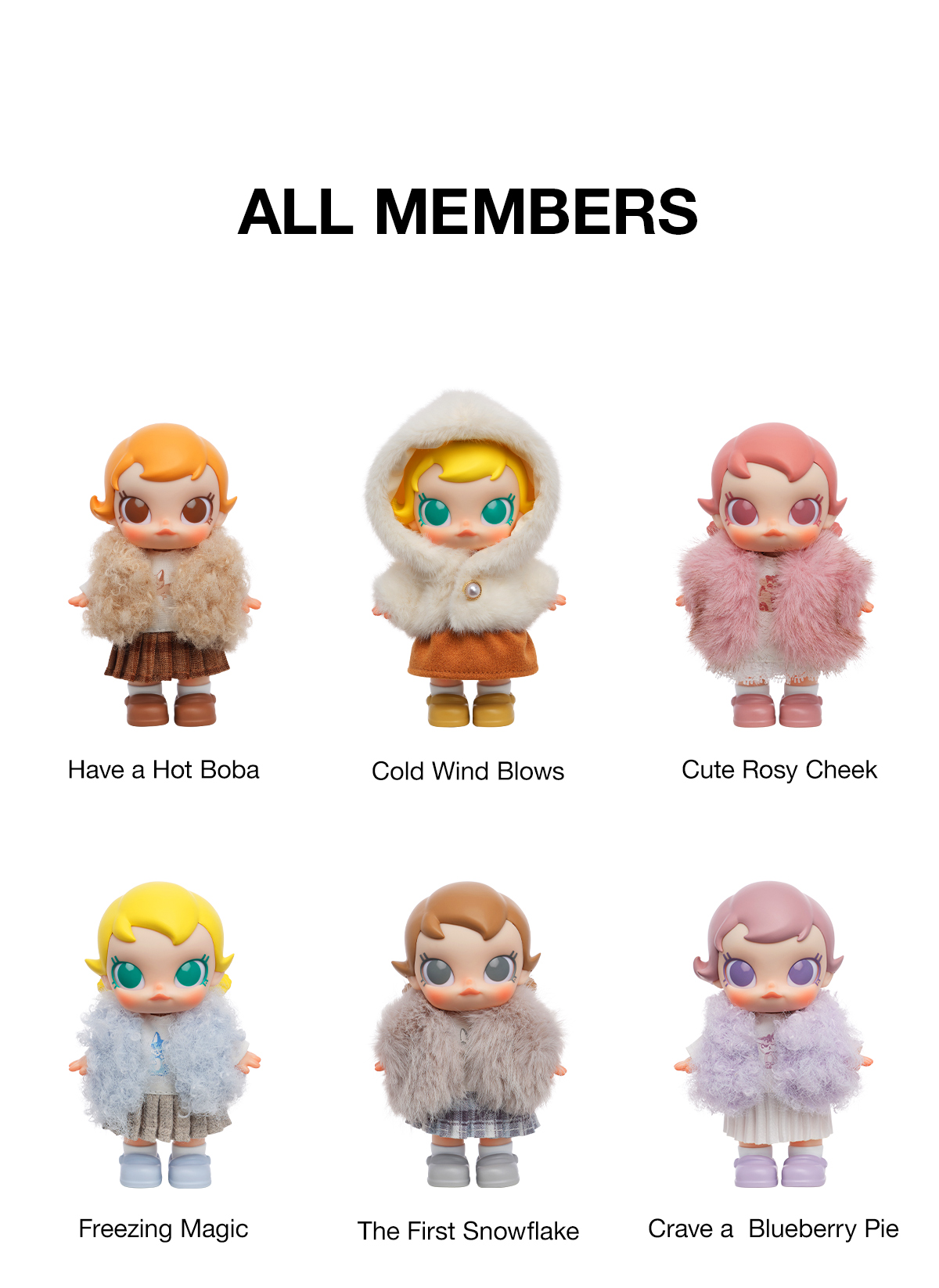 Baby Molly Winter Fit Check Series-Vinyl Plush Pendant Blind Box