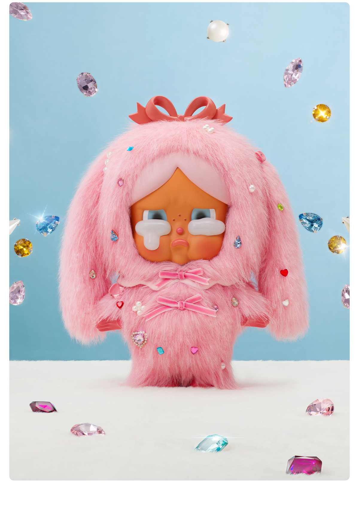 その他 crybaby crying in pink MEGA CRYBABY 400% Crying in Pink - POP MART (Singapore)