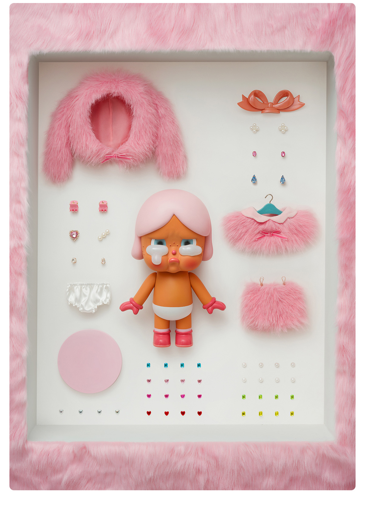 MEGA CRYBABY 400% Crying in Pink - POP MART (Switzerland)