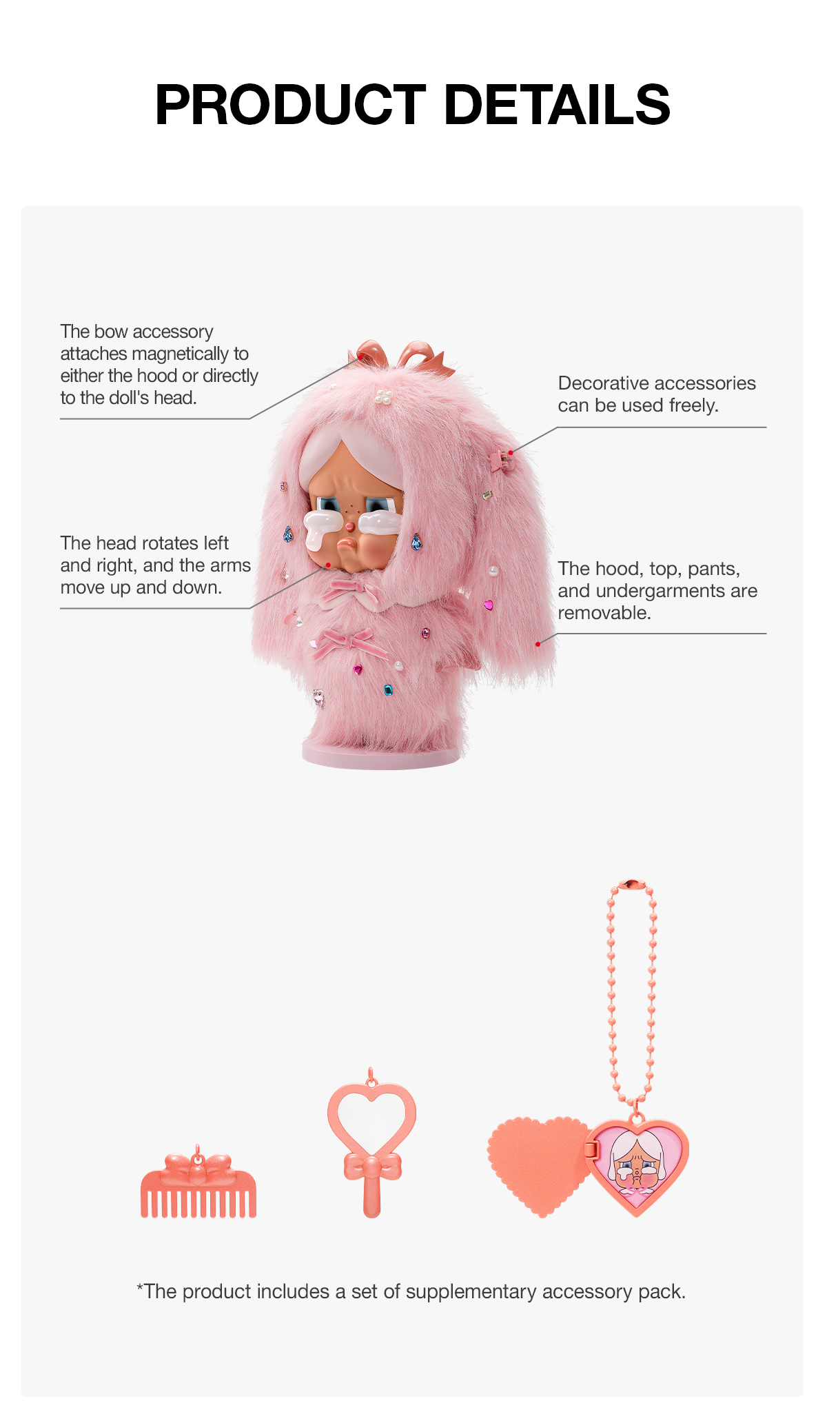 MEGA CRYBABY 400% Crying in Pink - POP MART (Switzerland)