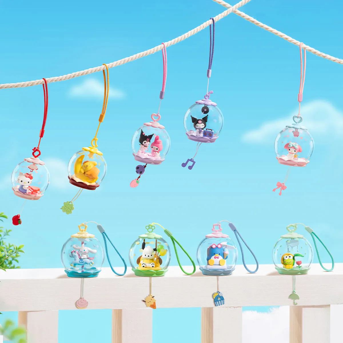 Sanrio characters Sweet Dream Bubble House シリーズシーンセット
