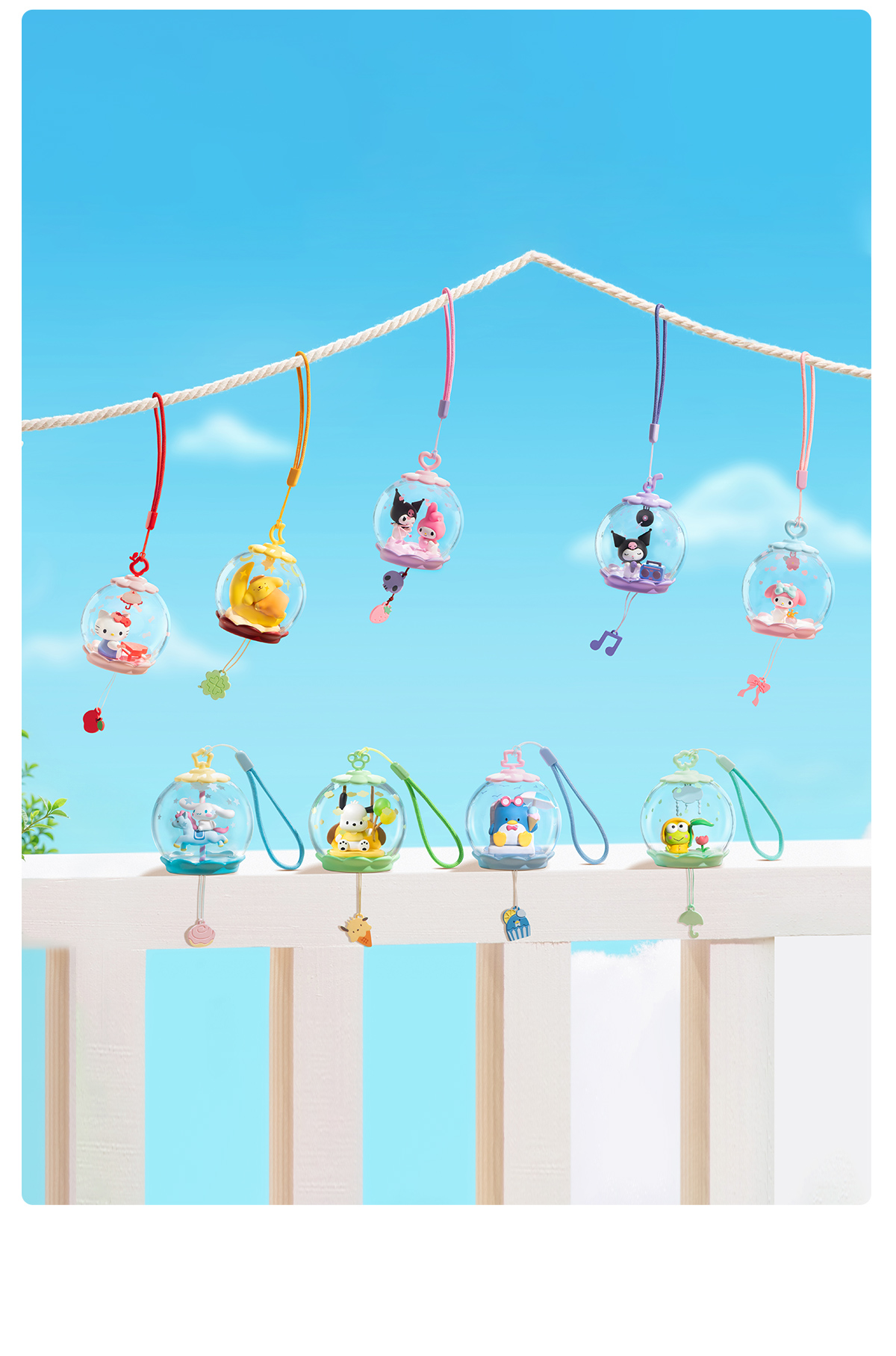 Sanrio characters Sweet Dream Bubble House シリーズシーンセット