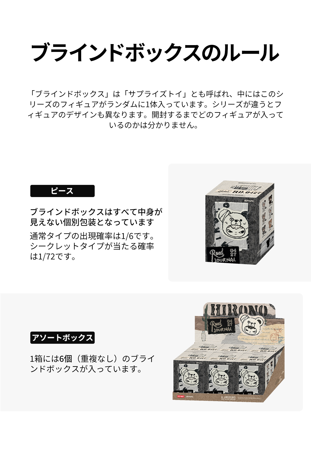 Hirono Road Journal シリーズ ぬいぐるみペンダント - POP MART (Japan)